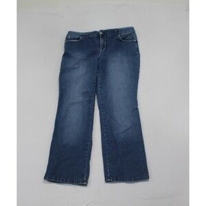 Style & Co WOmen 12P Blue Jeans Bootcut Denim Casual Plus